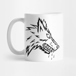 Dark and Gritty Werewolf Mug